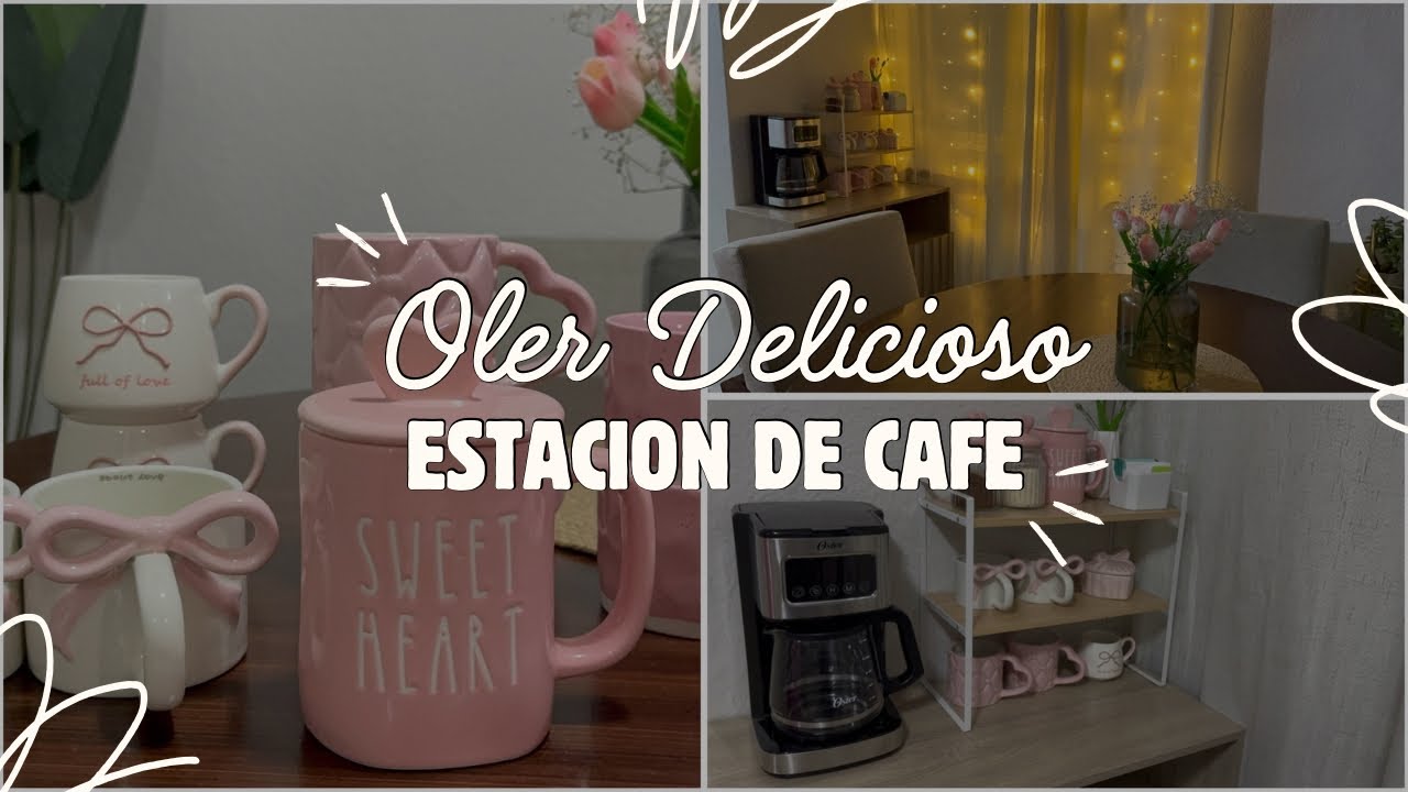 MUEBLE PARA EL COMEDOR/ ESTACIÓN DE CAFÉ SUTIL Y FEMENINA/ AROMAS IRRESISTIBLES 