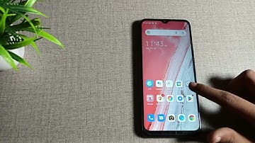 How to change Font size in Tecno Pop 6 Pro mobile in hindi setting