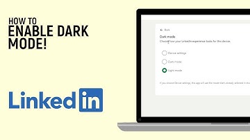 How to Turn ON Dark mode in Linkedin Web [EASY]