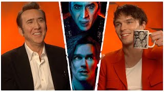 RENFIELD Interview | Nicolas Cage and Nicholas Hoult Talk Dracula Horror Comedy
