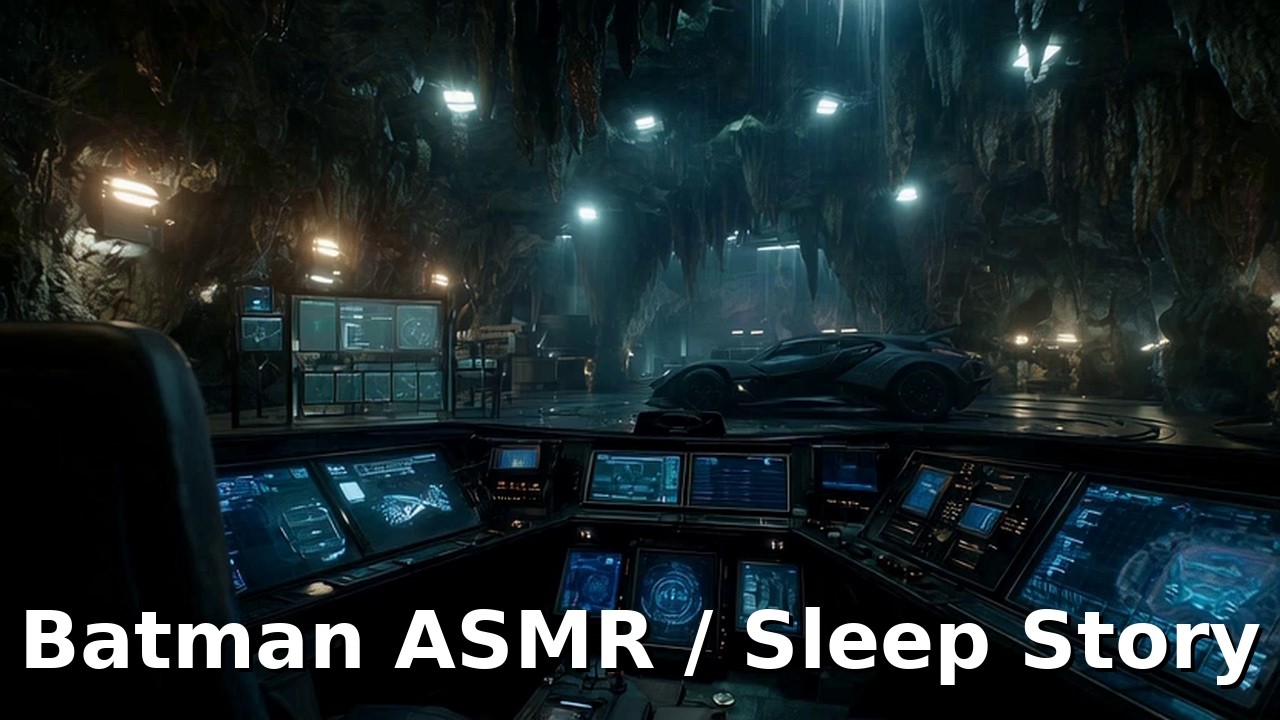 Batman Sleep Story: ASMR Narration For Sleep, focus, study