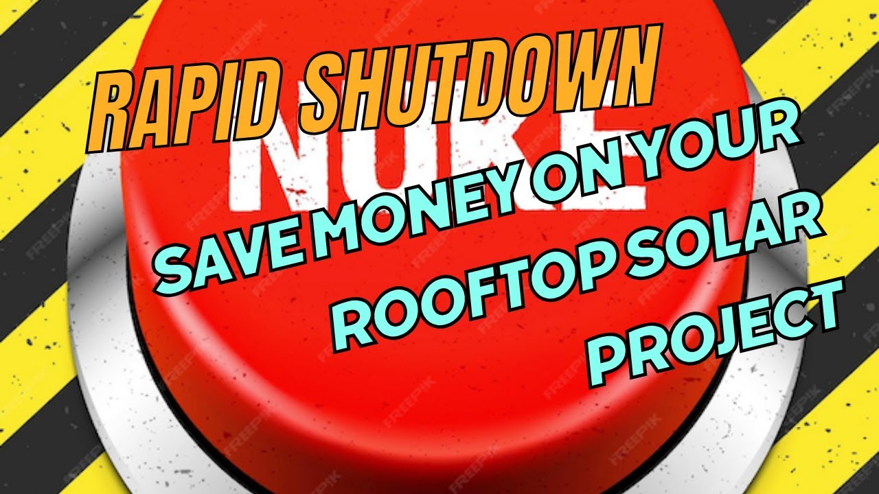 Save Money On Rooftop Solar--New ways to meet code requirements
