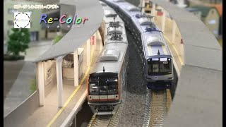 【Re-Color】東京メトロ副都心線10000系＆横浜高速鉄道みなとみらい線Y500系の離合