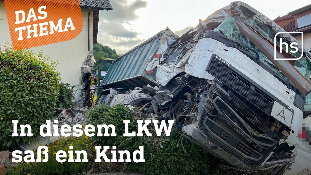 LKW zerstört Hauswand in Mörlenbach – Haus ist einsturzgefährdet | hessenschau DAS THEMA