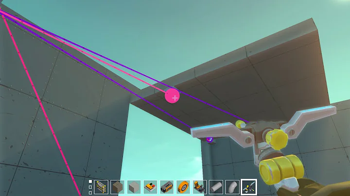 Scrap Mechanic HOW TO BUILD A GARAGE AND A GARAGE DOOR