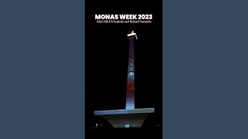 MONAS WEEK 2023 VIDEO MAPPING | KTT ASEAN | SHORTS