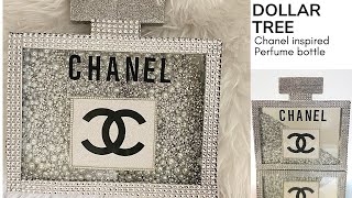 Dollar Tree DIY Chanel perfume bottle #diy #chanel #dollartree