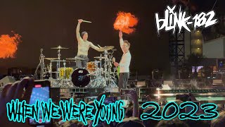 blink-182 Performs Live Full Set When We Were Young 2023 Day Two Las Vegas