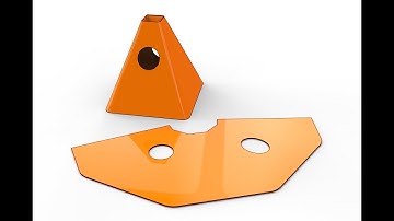 How to make a square cone in SolidWorks