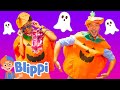 Blippi and Meekas Halloween Costume Fun! | Trick or Treat | Spooky Halloween Stories For Kids