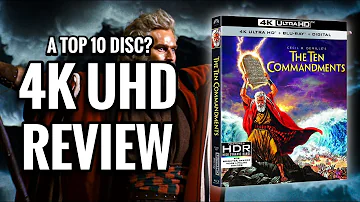 A TOP 10 4K DISC?? | THE TEN COMMANDMENTS 4K ULTRAHD BLU-RAY REVIEW