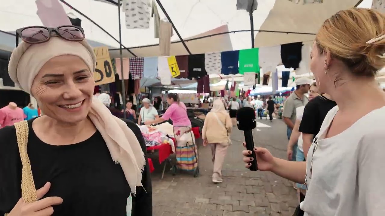 Semt pazarında gündemi değerlendirdik #aydın