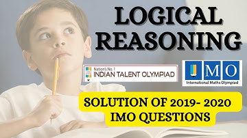 International Maths Olympiad | IMO | Logical Reasoning Questions  and answers | Class-8 maths  | ITO