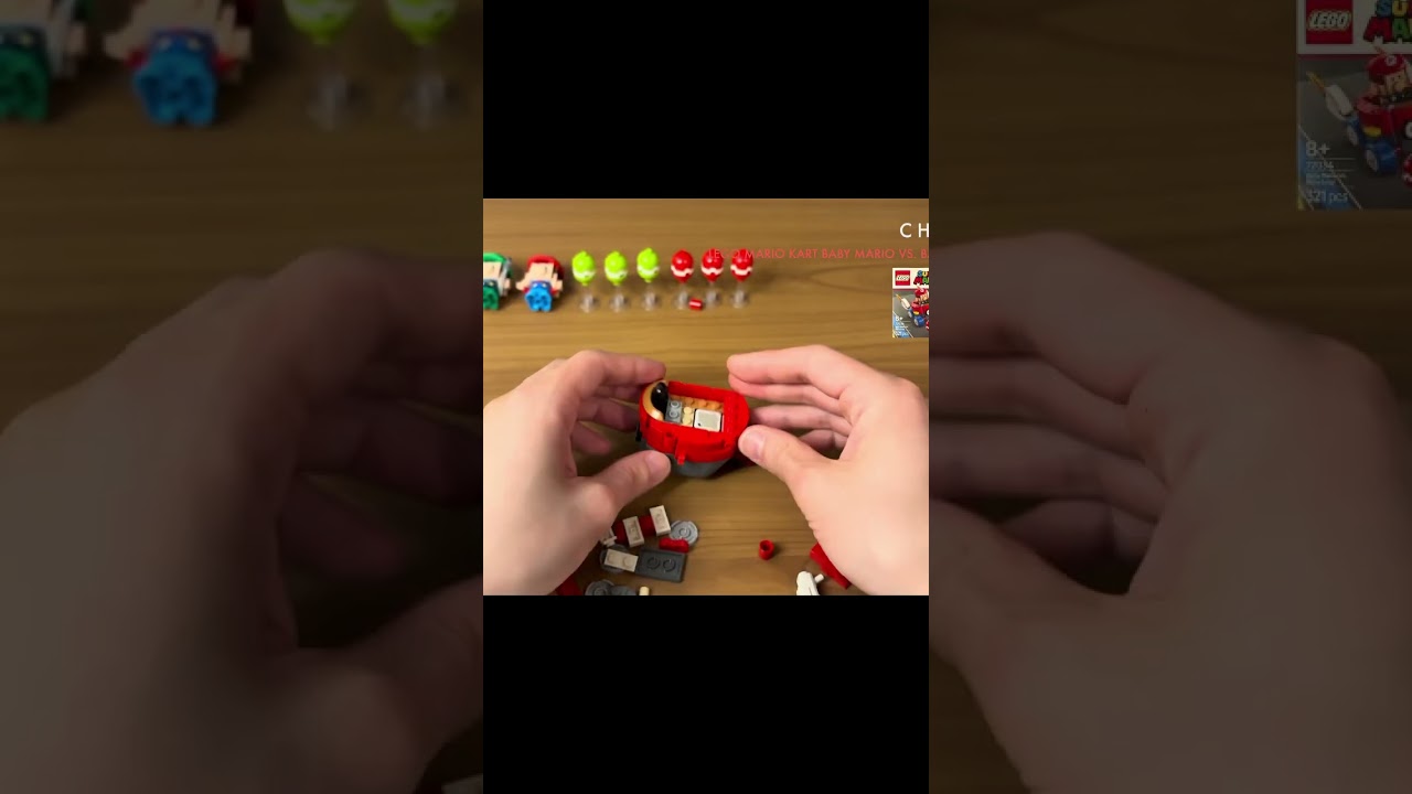 Short [#5-7] LEGO Mario Kart Baby Mario vs. Baby Luigi 72034 [Unboxing Toys]