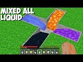 What happens if you MIXED STRANGEST LIQUID AT ONCE Minecraft ? CREATE MULTI LIQUID !