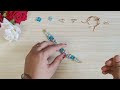 very simple and attractive glass pearl bracelet| Easy handmade crystal pearl bracelet making at home