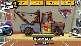 Hill Climb Racing 2 - Epic TOW MATER Cars 3😍 (Gameplay) screenshot 4