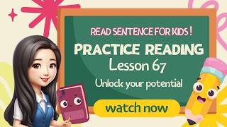 Practice Reading Sentence For Kids | Lesson 67 | TeacherRiaOnlineTutor
