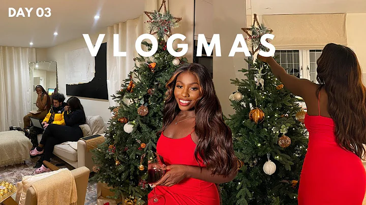 Shooting my Vlogmas Intro, Chaotic Day & Last Minute Christmas Decorating  | Vlogmas 2021 Day 3