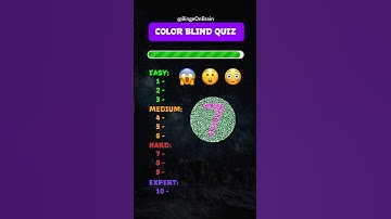 Can You Guess the Hidden Numbers? 👀🧠 Colorblind Challenge