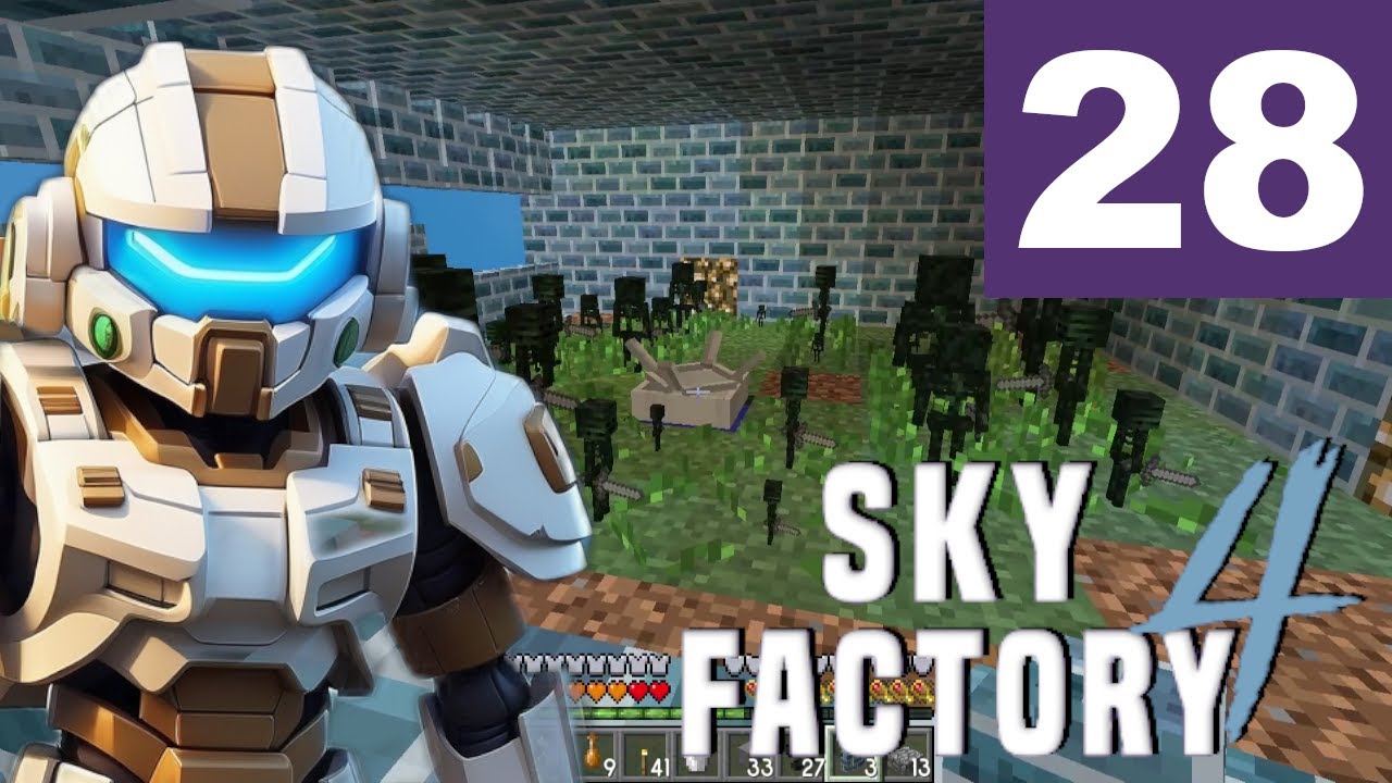 Sky Factory 4 (#28) Growing Mobs for Deep Mob Learning! - YouTube