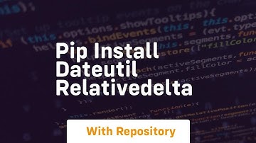 pip install dateutil relativedelta