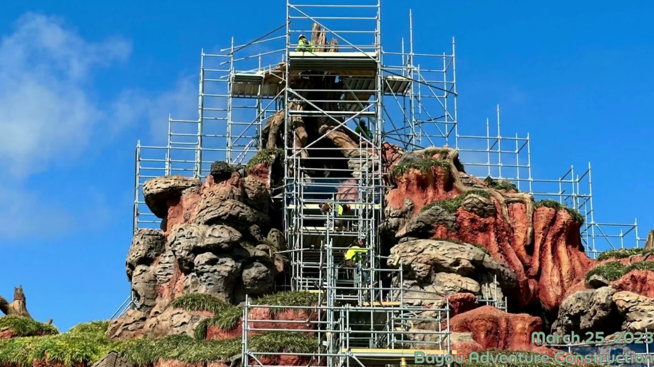 Splash Mountain to Tiana's Bayou Adventure | Construction Progression 4K60 | Magic Kingdom WDW