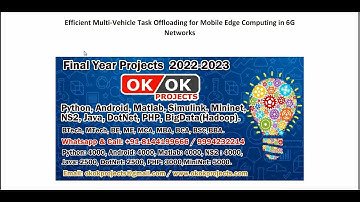 Efficient Multi Vehicle Task Offloading for Mobile Edge Computing in 6G Networks