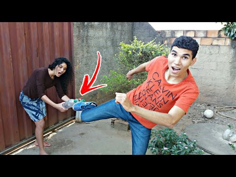 DESAFIO: ABRA A GARRAFA COM CHUTE **Bottle Cap Challenge**