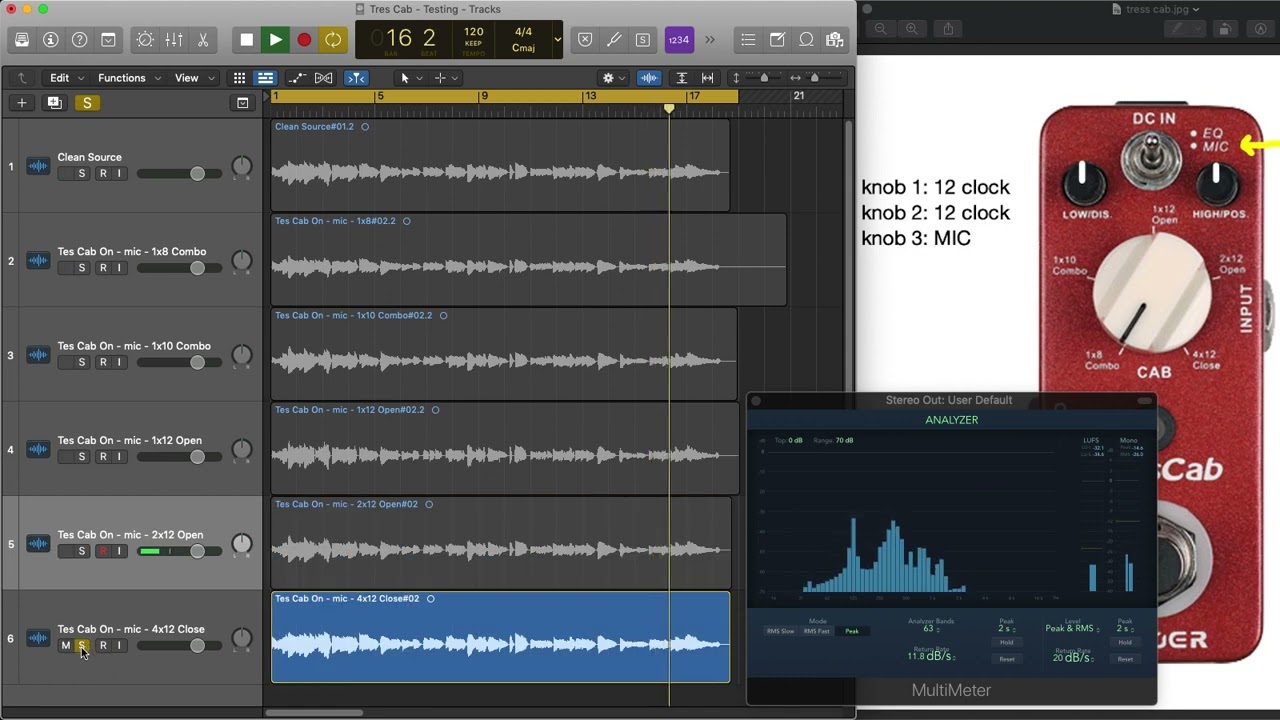 Pedal Mooer TresCab - Tes Suara