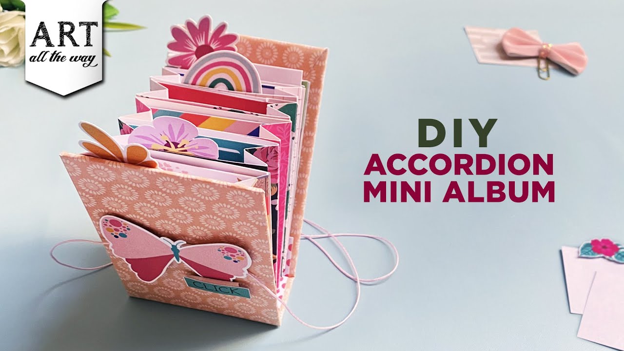 How To Make A Mini Album, DIY Accordion Mini Album