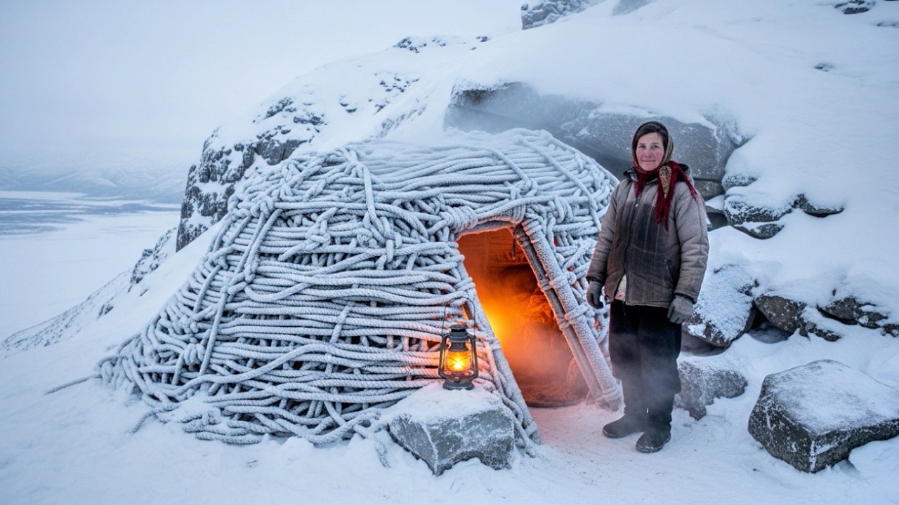 Thrown Out at 67, She Built a “Rope” House for $1 — Snow Never Reached Inside