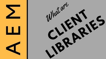AEM - Introduction To ClientLibs
