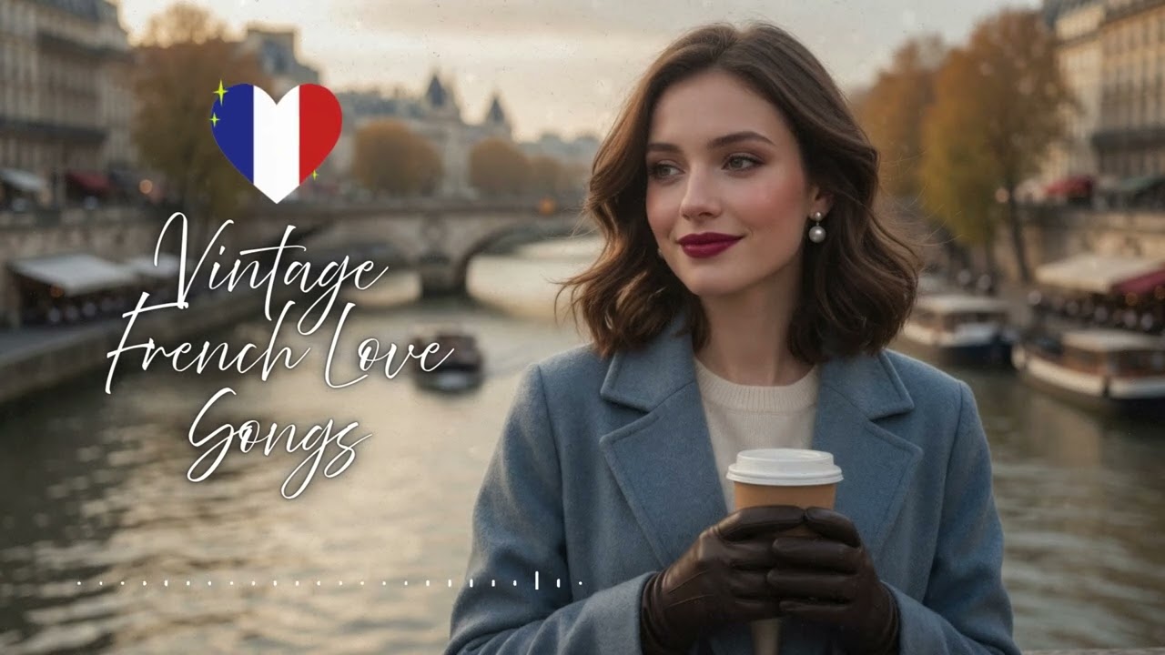 French Chanson Music 🎶 Along the Seine & Vintage French Love