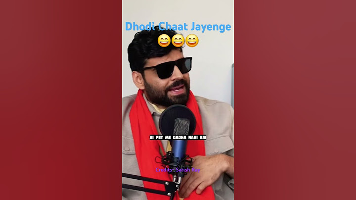 Dhodi Chaat Jaayenge man karta ha! bhojpuri Singer!! @SatishRayTV @bypodcast12