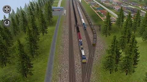 My custom route in Trainz 2