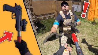 Les disparo con un JUGUETE de 5 xD ▬ Me TOCAN  ▬ Airsoft Gameplay