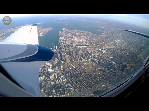 Thumbnail for SCENIC Cape Air Downtown Boston Landing on Cessna 402 Prop!!! [AirClips]
