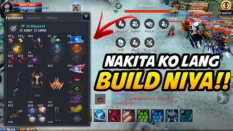 CHECKING ITEM BUILD FEAT. MIKASA [FORCE BLADER] IN CABAL MOBILE PH