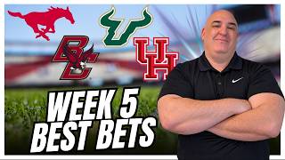 SMU vs Boston College | UCF vs Houston College Football Best Bets | CFB Week 5