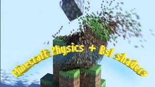 Minecraft physics mod test in lo end pc 👌✔️ screenshot 5