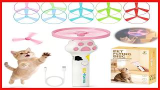 Rechargeable Cat Toy Disc Launcher with 10 Interactive Frisbees screenshot 2