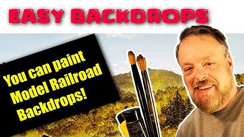 Painting Model Railroad Backdrops