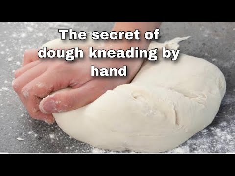 Proper technique of dough kneading