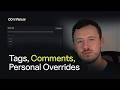 Tagging, Comments, and Personal Overrides in Infisical