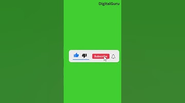 subscribe green screen | subscribe button green screen | Digital Guru 🔥