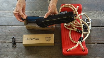 How To Hang a Tree Swing With Rhino 5FT StrapMate - Tree Swing Straps