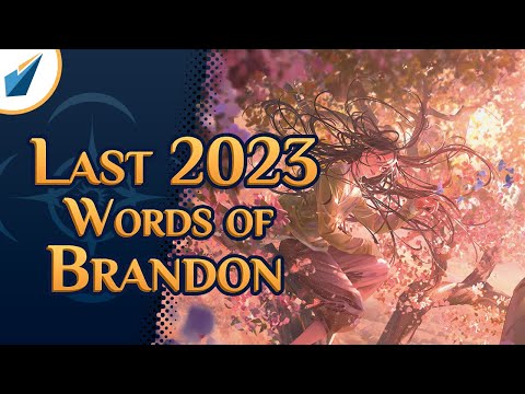 Who's the Most Invested? | The Final 2023 Words of Brandon | Shardcast