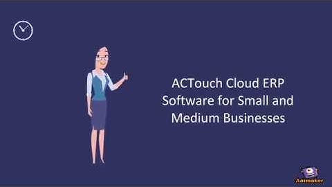 MANUFACTURING ERP SOFTWARE | INVENTORY | GST SOFTWARE | ACTOUCH ERP