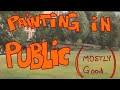 Painting in public draws attention (mostly good).